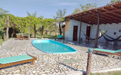kleiner blauer Pool